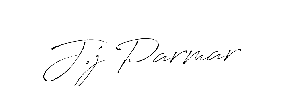 How to make J.j Parmar signature? Antro_Vectra is a professional autograph style. Create handwritten signature for J.j Parmar name. J.j Parmar signature style 6 images and pictures png