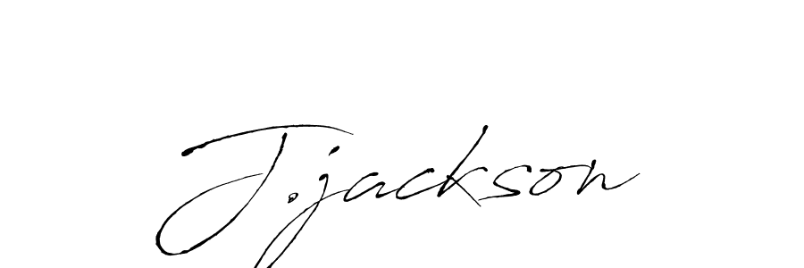 Create a beautiful signature design for name J.jackson. With this signature (Antro_Vectra) fonts, you can make a handwritten signature for free. J.jackson signature style 6 images and pictures png