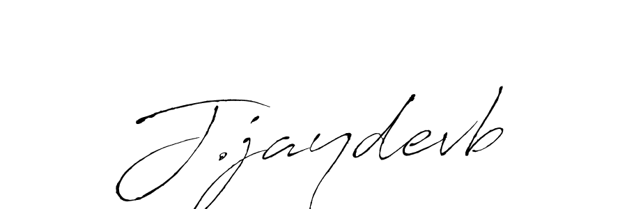 How to make J.jaydevb name signature. Use Antro_Vectra style for creating short signs online. This is the latest handwritten sign. J.jaydevb signature style 6 images and pictures png