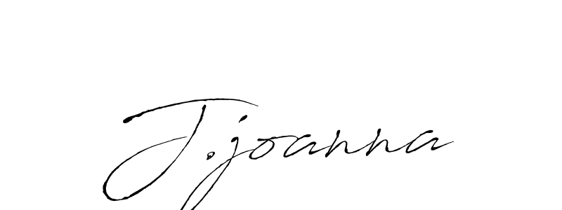 Create a beautiful signature design for name J.joanna. With this signature (Antro_Vectra) fonts, you can make a handwritten signature for free. J.joanna signature style 6 images and pictures png