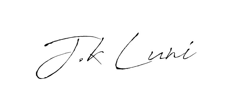 Check out images of Autograph of J.k Luni name. Actor J.k Luni Signature Style. Antro_Vectra is a professional sign style online. J.k Luni signature style 6 images and pictures png