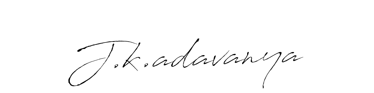 Use a signature maker to create a handwritten signature online. With this signature software, you can design (Antro_Vectra) your own signature for name J.k.adavanya. J.k.adavanya signature style 6 images and pictures png