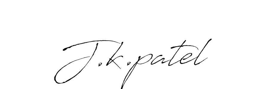 The best way (Antro_Vectra) to make a short signature is to pick only two or three words in your name. The name J.k.patel include a total of six letters. For converting this name. J.k.patel signature style 6 images and pictures png