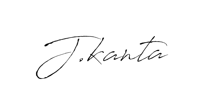 Make a beautiful signature design for name J.kanta. With this signature (Antro_Vectra) style, you can create a handwritten signature for free. J.kanta signature style 6 images and pictures png