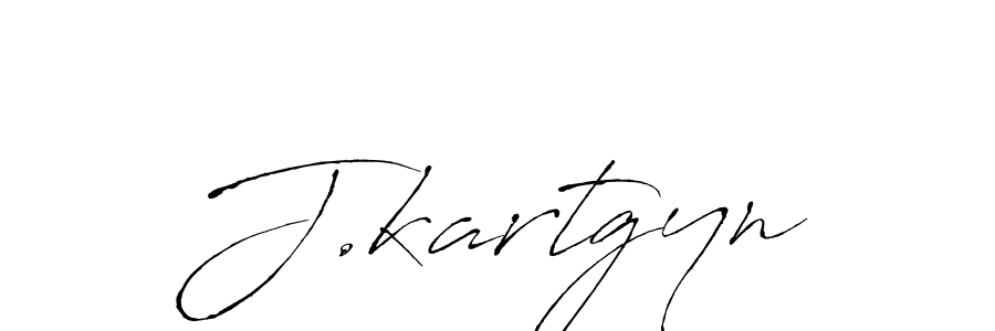 Create a beautiful signature design for name J.kartgyn. With this signature (Antro_Vectra) fonts, you can make a handwritten signature for free. J.kartgyn signature style 6 images and pictures png