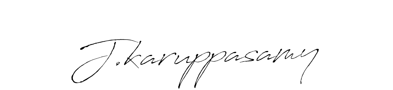 You should practise on your own different ways (Antro_Vectra) to write your name (J.karuppasamy) in signature. don't let someone else do it for you. J.karuppasamy signature style 6 images and pictures png