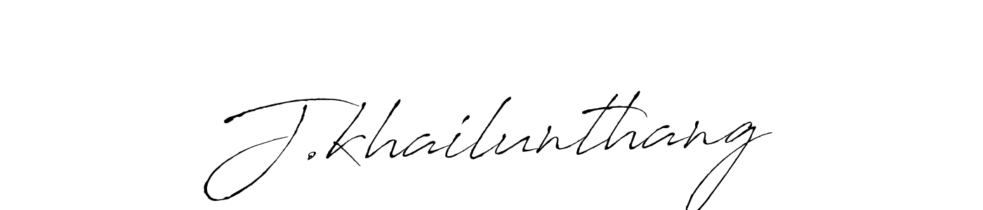 Make a short J.khailunthang signature style. Manage your documents anywhere anytime using Antro_Vectra. Create and add eSignatures, submit forms, share and send files easily. J.khailunthang signature style 6 images and pictures png