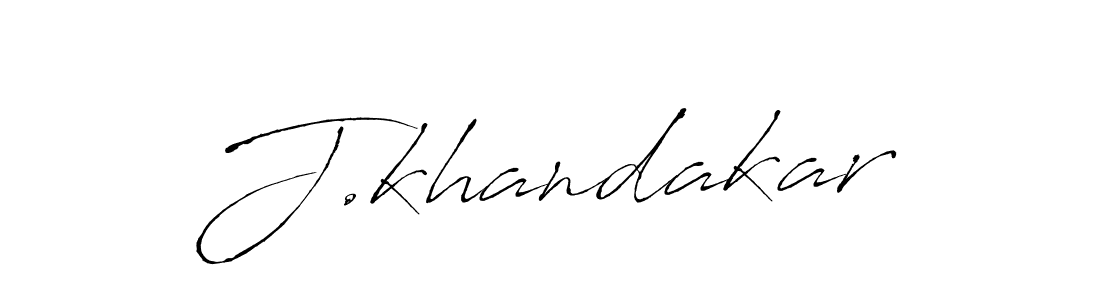 You should practise on your own different ways (Antro_Vectra) to write your name (J.khandakar) in signature. don't let someone else do it for you. J.khandakar signature style 6 images and pictures png