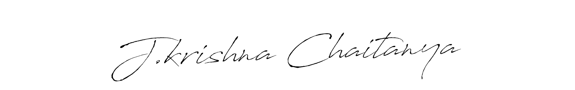 How to make J.krishna Chaitanya signature? Antro_Vectra is a professional autograph style. Create handwritten signature for J.krishna Chaitanya name. J.krishna Chaitanya signature style 6 images and pictures png