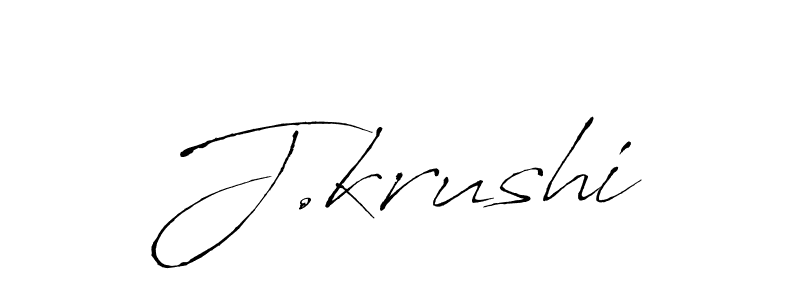 Make a beautiful signature design for name J.krushi. Use this online signature maker to create a handwritten signature for free. J.krushi signature style 6 images and pictures png