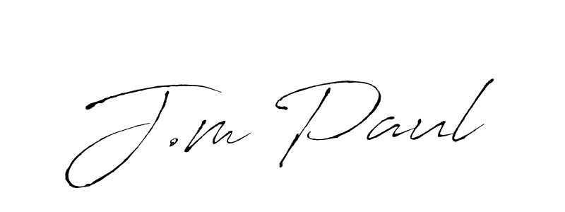You should practise on your own different ways (Antro_Vectra) to write your name (J.m Paul) in signature. don't let someone else do it for you. J.m Paul signature style 6 images and pictures png