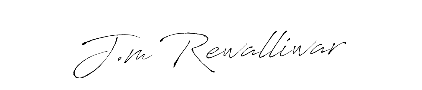 Here are the top 10 professional signature styles for the name J.m Rewalliwar. These are the best autograph styles you can use for your name. J.m Rewalliwar signature style 6 images and pictures png