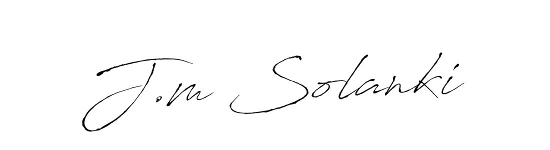 Antro_Vectra is a professional signature style that is perfect for those who want to add a touch of class to their signature. It is also a great choice for those who want to make their signature more unique. Get J.m Solanki name to fancy signature for free. J.m Solanki signature style 6 images and pictures png