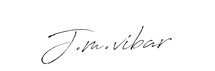 Use a signature maker to create a handwritten signature online. With this signature software, you can design (Antro_Vectra) your own signature for name J.m.vibar. J.m.vibar signature style 6 images and pictures png