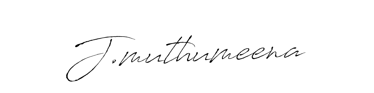 Use a signature maker to create a handwritten signature online. With this signature software, you can design (Antro_Vectra) your own signature for name J.muthumeena. J.muthumeena signature style 6 images and pictures png