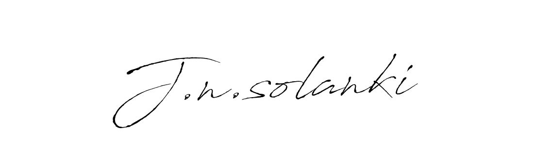 Also we have J.n.solanki name is the best signature style. Create professional handwritten signature collection using Antro_Vectra autograph style. J.n.solanki signature style 6 images and pictures png