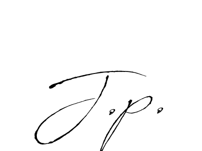 Best and Professional Signature Style for J.p.. Antro_Vectra Best Signature Style Collection. J.p. signature style 6 images and pictures png