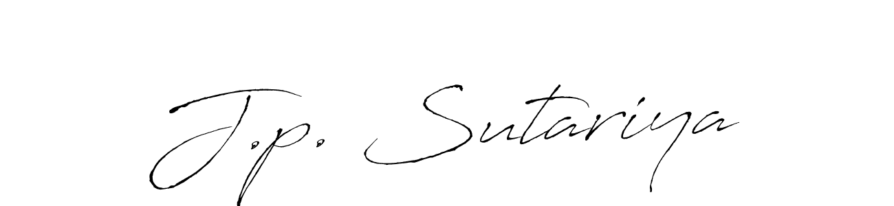 How to Draw J.p. Sutariya signature style? Antro_Vectra is a latest design signature styles for name J.p. Sutariya. J.p. Sutariya signature style 6 images and pictures png