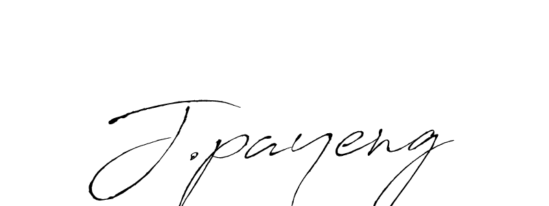 Make a beautiful signature design for name J.payeng. With this signature (Antro_Vectra) style, you can create a handwritten signature for free. J.payeng signature style 6 images and pictures png