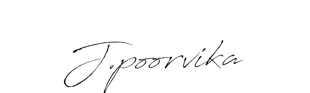 if you are searching for the best signature style for your name J.poorvika. so please give up your signature search. here we have designed multiple signature styles  using Antro_Vectra. J.poorvika signature style 6 images and pictures png