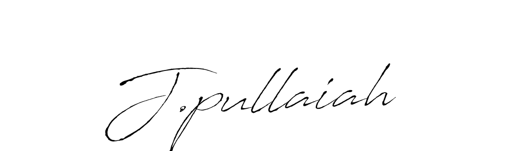 Also we have J.pullaiah name is the best signature style. Create professional handwritten signature collection using Antro_Vectra autograph style. J.pullaiah signature style 6 images and pictures png