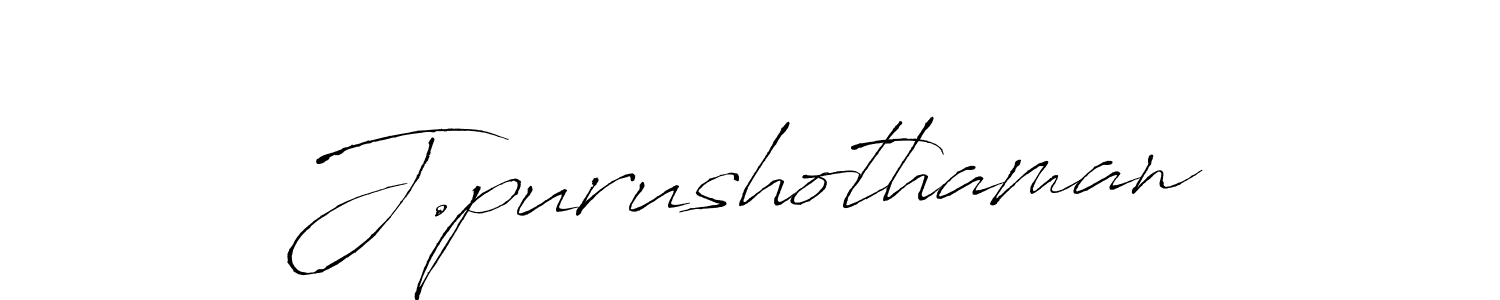 How to make J.purushothaman signature? Antro_Vectra is a professional autograph style. Create handwritten signature for J.purushothaman name. J.purushothaman signature style 6 images and pictures png