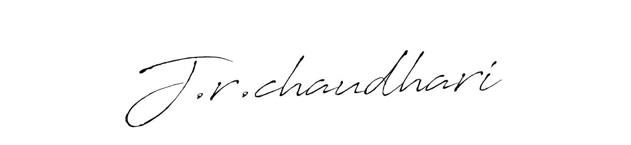 Also we have J.r.chaudhari name is the best signature style. Create professional handwritten signature collection using Antro_Vectra autograph style. J.r.chaudhari signature style 6 images and pictures png