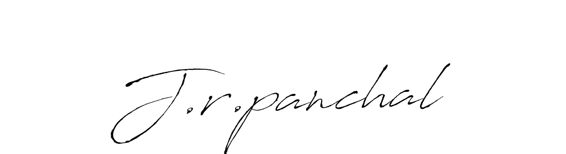 The best way (Antro_Vectra) to make a short signature is to pick only two or three words in your name. The name J.r.panchal include a total of six letters. For converting this name. J.r.panchal signature style 6 images and pictures png