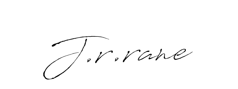 J.r.rane stylish signature style. Best Handwritten Sign (Antro_Vectra) for my name. Handwritten Signature Collection Ideas for my name J.r.rane. J.r.rane signature style 6 images and pictures png