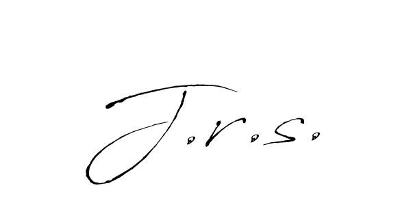 Antro_Vectra is a professional signature style that is perfect for those who want to add a touch of class to their signature. It is also a great choice for those who want to make their signature more unique. Get J.r.s. name to fancy signature for free. J.r.s. signature style 6 images and pictures png