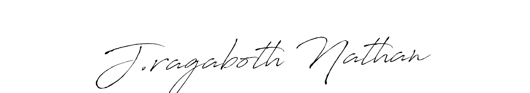 J.ragaboth Nathan stylish signature style. Best Handwritten Sign (Antro_Vectra) for my name. Handwritten Signature Collection Ideas for my name J.ragaboth Nathan. J.ragaboth Nathan signature style 6 images and pictures png