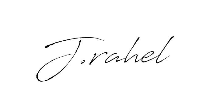 Also we have J.rahel name is the best signature style. Create professional handwritten signature collection using Antro_Vectra autograph style. J.rahel signature style 6 images and pictures png