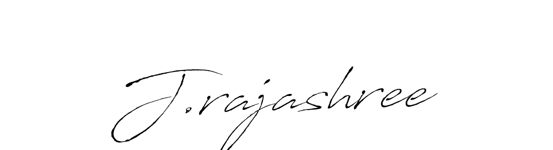 The best way (Antro_Vectra) to make a short signature is to pick only two or three words in your name. The name J.rajashree include a total of six letters. For converting this name. J.rajashree signature style 6 images and pictures png