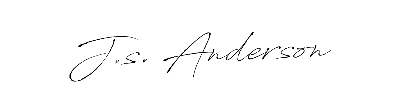 Make a short J.s. Anderson signature style. Manage your documents anywhere anytime using Antro_Vectra. Create and add eSignatures, submit forms, share and send files easily. J.s. Anderson signature style 6 images and pictures png