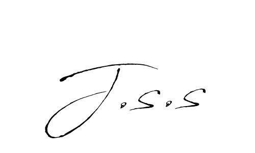 How to make J.s.s signature? Antro_Vectra is a professional autograph style. Create handwritten signature for J.s.s name. J.s.s signature style 6 images and pictures png