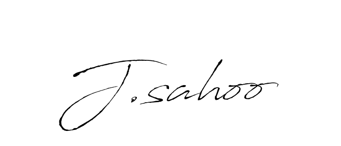 You should practise on your own different ways (Antro_Vectra) to write your name (J.sahoo) in signature. don't let someone else do it for you. J.sahoo signature style 6 images and pictures png