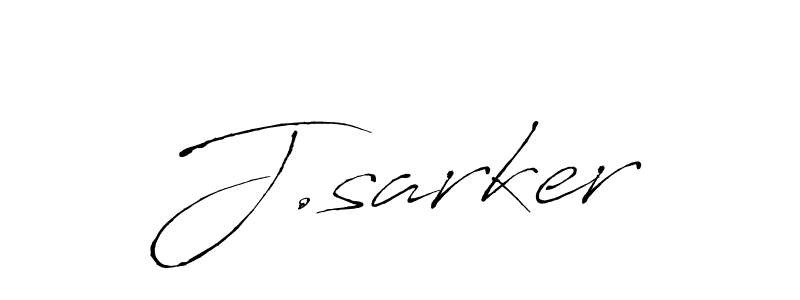 Design your own signature with our free online signature maker. With this signature software, you can create a handwritten (Antro_Vectra) signature for name J.sarker. J.sarker signature style 6 images and pictures png