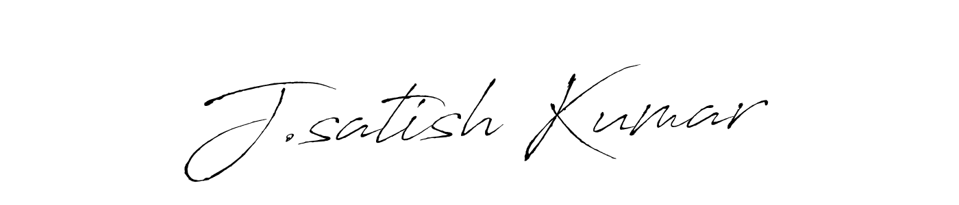 You should practise on your own different ways (Antro_Vectra) to write your name (J.satish Kumar) in signature. don't let someone else do it for you. J.satish Kumar signature style 6 images and pictures png