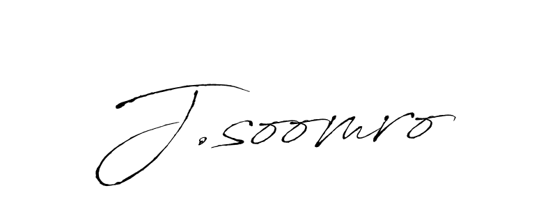 This is the best signature style for the J.soomro name. Also you like these signature font (Antro_Vectra). Mix name signature. J.soomro signature style 6 images and pictures png