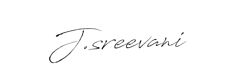 How to make J.sreevani signature? Antro_Vectra is a professional autograph style. Create handwritten signature for J.sreevani name. J.sreevani signature style 6 images and pictures png