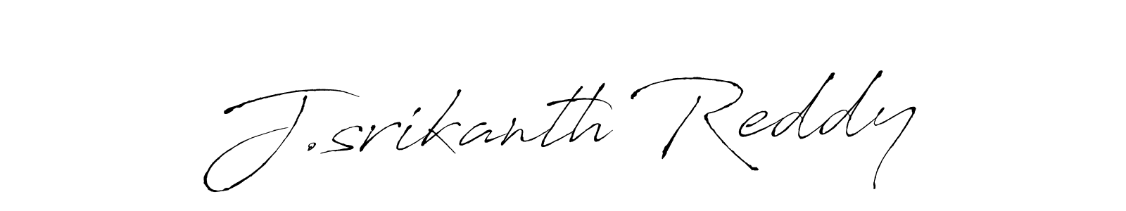 Make a beautiful signature design for name J.srikanth Reddy. With this signature (Antro_Vectra) style, you can create a handwritten signature for free. J.srikanth Reddy signature style 6 images and pictures png