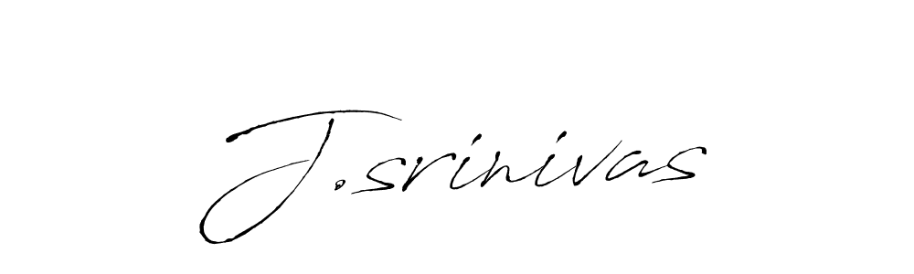 Make a beautiful signature design for name J.srinivas. With this signature (Antro_Vectra) style, you can create a handwritten signature for free. J.srinivas signature style 6 images and pictures png