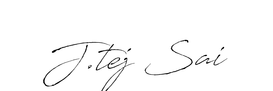 Make a beautiful signature design for name J.tej Sai. Use this online signature maker to create a handwritten signature for free. J.tej Sai signature style 6 images and pictures png