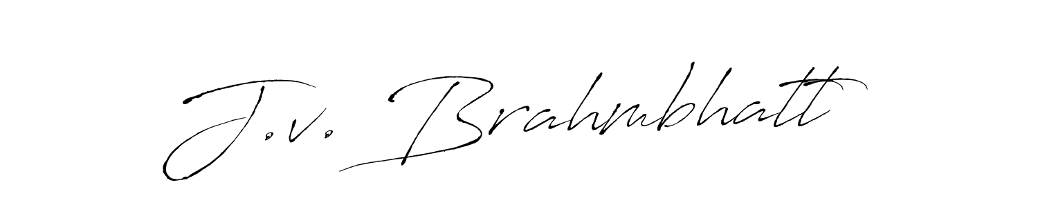 You should practise on your own different ways (Antro_Vectra) to write your name (J.v. Brahmbhatt) in signature. don't let someone else do it for you. J.v. Brahmbhatt signature style 6 images and pictures png