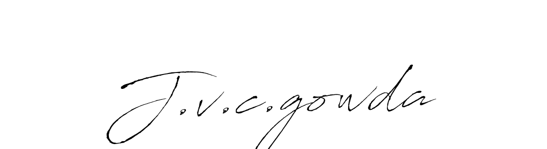 Make a beautiful signature design for name J.v.c.gowda. Use this online signature maker to create a handwritten signature for free. J.v.c.gowda signature style 6 images and pictures png