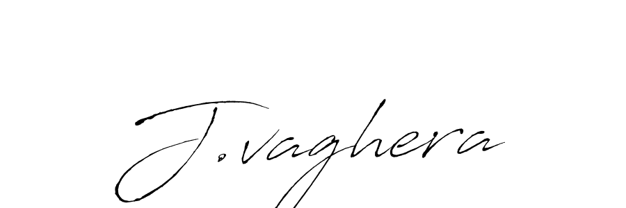 How to make J.vaghera name signature. Use Antro_Vectra style for creating short signs online. This is the latest handwritten sign. J.vaghera signature style 6 images and pictures png