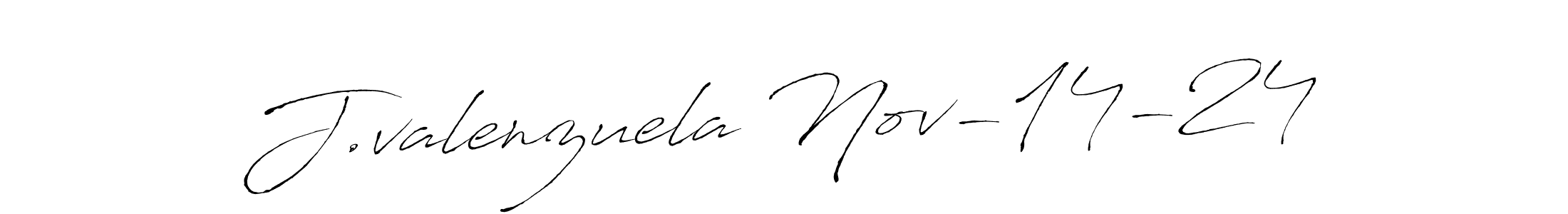 Create a beautiful signature design for name J.valenzuela Nov-14-24. With this signature (Antro_Vectra) fonts, you can make a handwritten signature for free. J.valenzuela Nov-14-24 signature style 6 images and pictures png