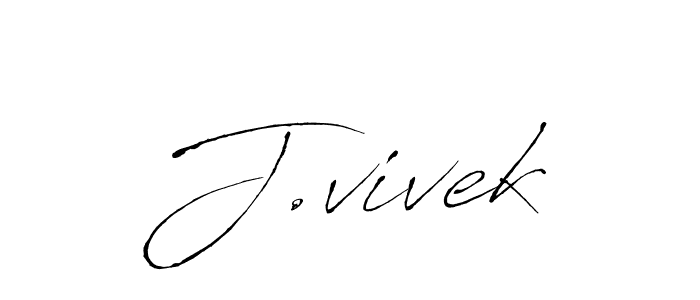 Use a signature maker to create a handwritten signature online. With this signature software, you can design (Antro_Vectra) your own signature for name J.vivek. J.vivek signature style 6 images and pictures png