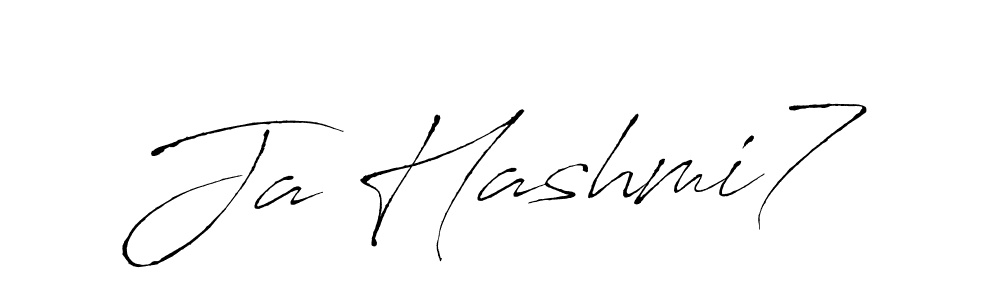 The best way (Antro_Vectra) to make a short signature is to pick only two or three words in your name. The name Ja Hashmi7 include a total of six letters. For converting this name. Ja Hashmi7 signature style 6 images and pictures png