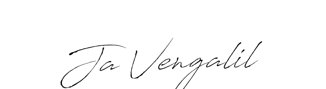 How to make Ja Vengalil name signature. Use Antro_Vectra style for creating short signs online. This is the latest handwritten sign. Ja Vengalil signature style 6 images and pictures png